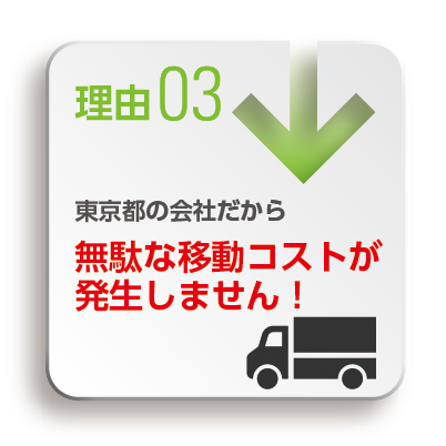 理由3:無駄なコストをかけない